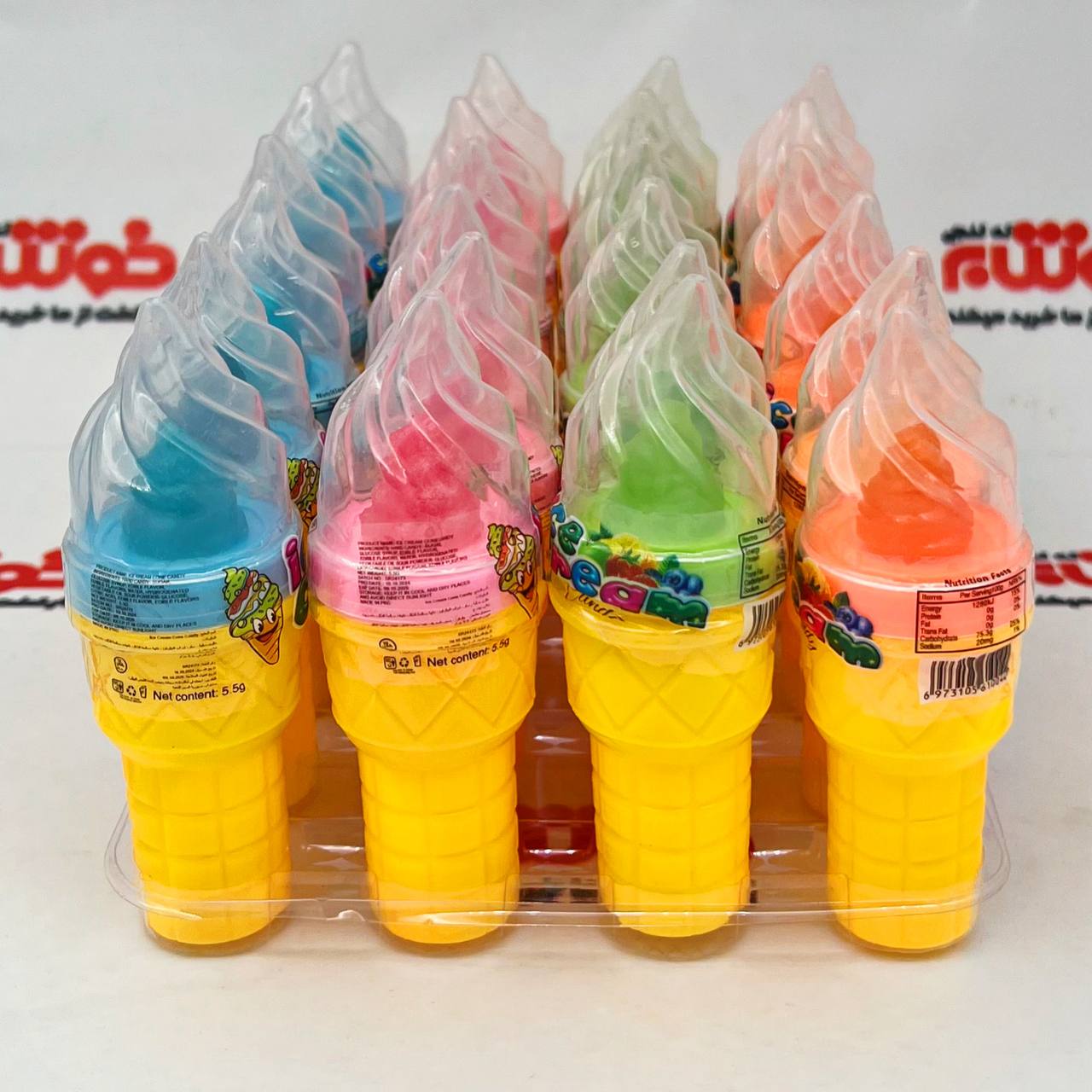 آنبات بستنی قیفی بسته ای