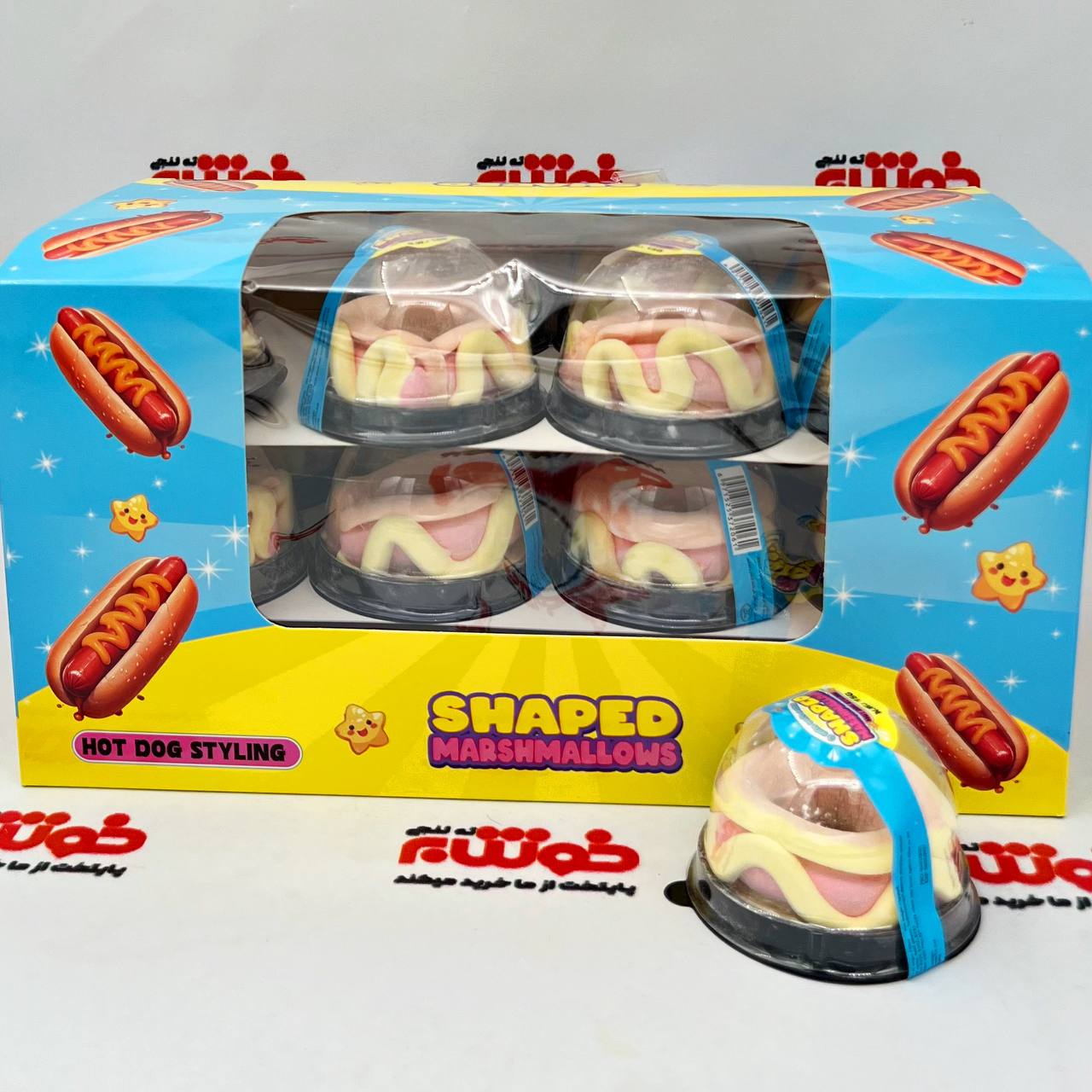 مارشمالو هات داگ جعبه ای بسته ای