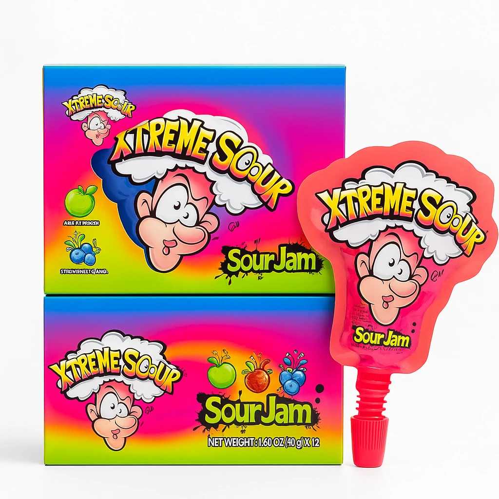 ژله ترش وارد هدز بسته ای