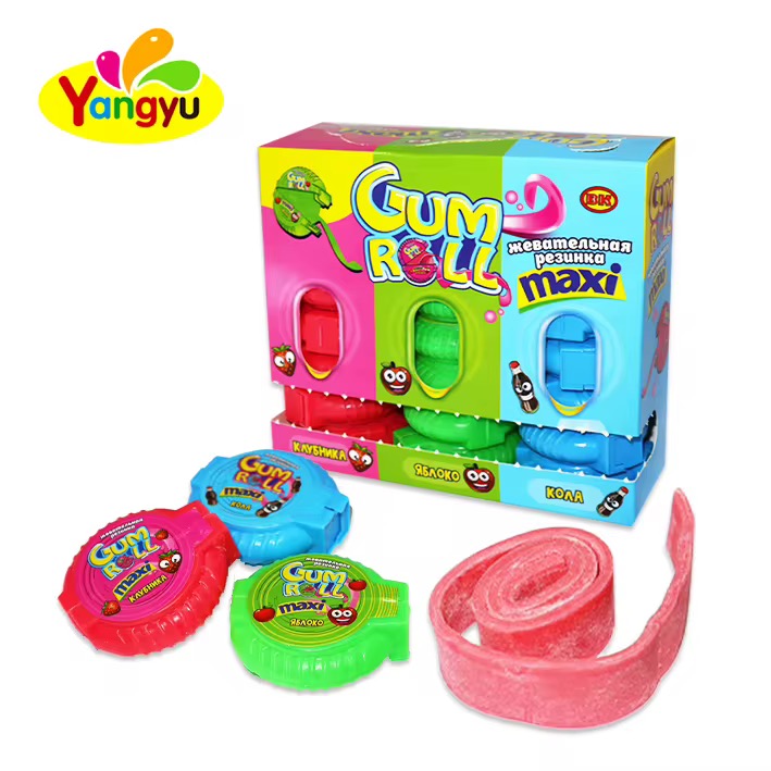 آدامس متری بسته ای Yangyu Gum Roll Maxi
